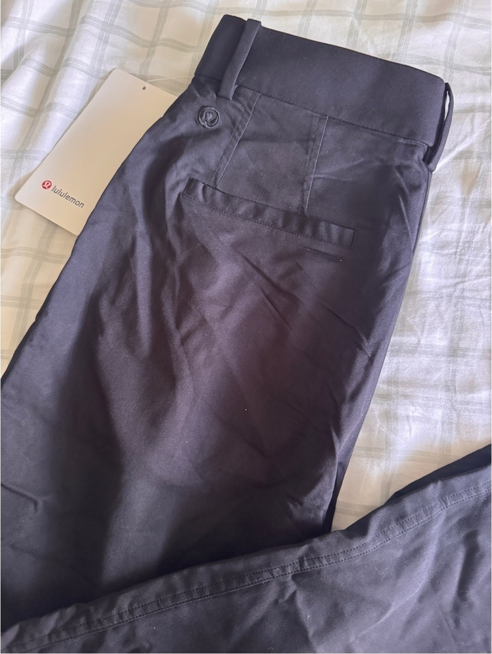 🆕🖤 Lululemon Pleat Front HR Trouser Regular - Black - Picture 5 of 9